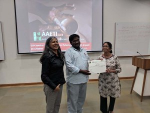 GSP Air Pollution Seminar: Gnanasekar Y, Lake Montfort School, Bengaluru, Karnataka